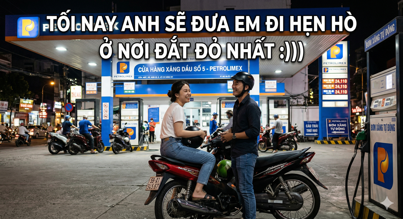 Đổ đầy bình xăng